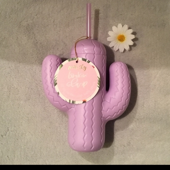 Pink Sky Cactus cup drink holder - Picture 2 of 3